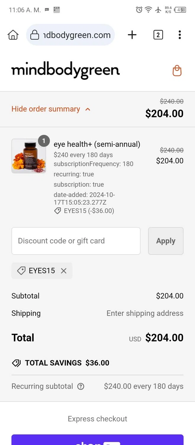 how to use mindbodygreen coupons
