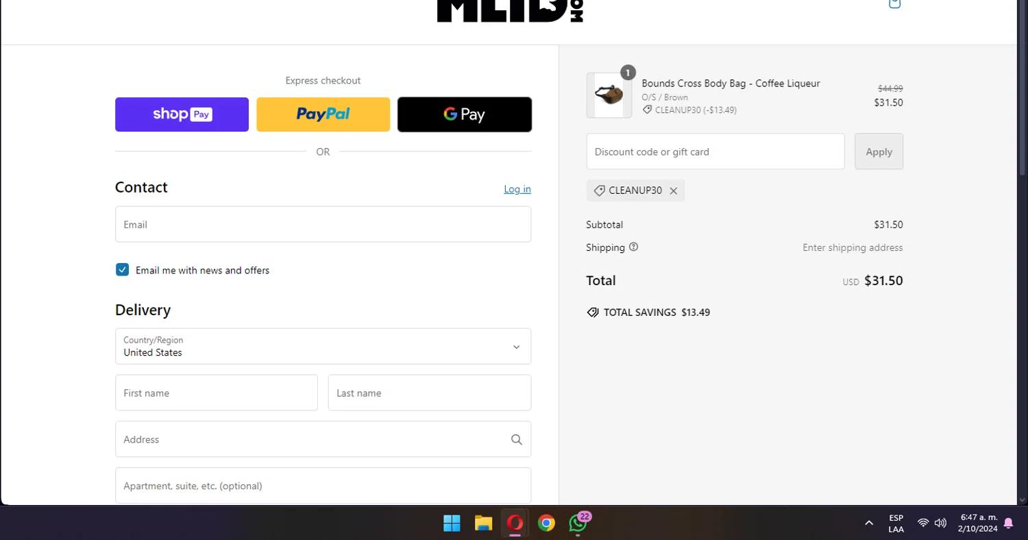 where to use MOOSE Limited promo code box