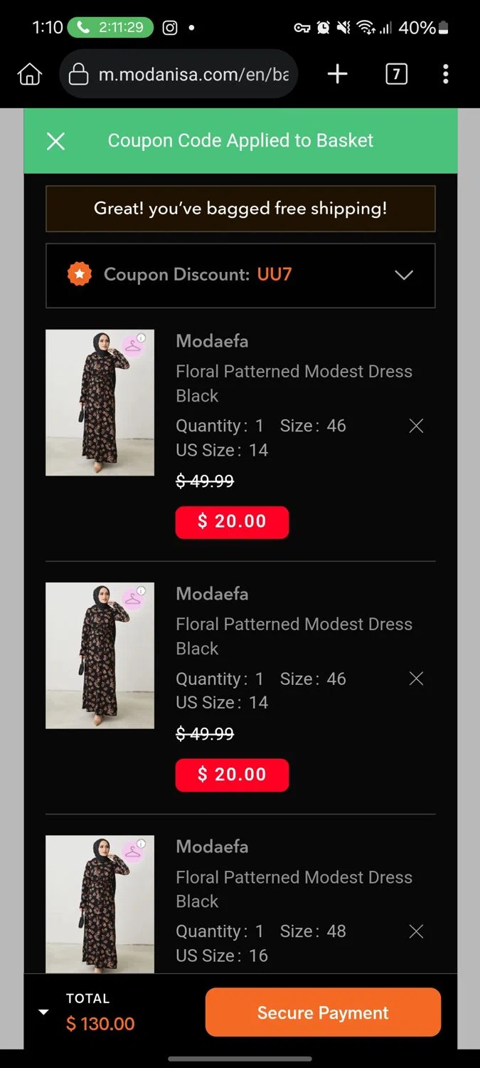 how to use Modanisa coupons