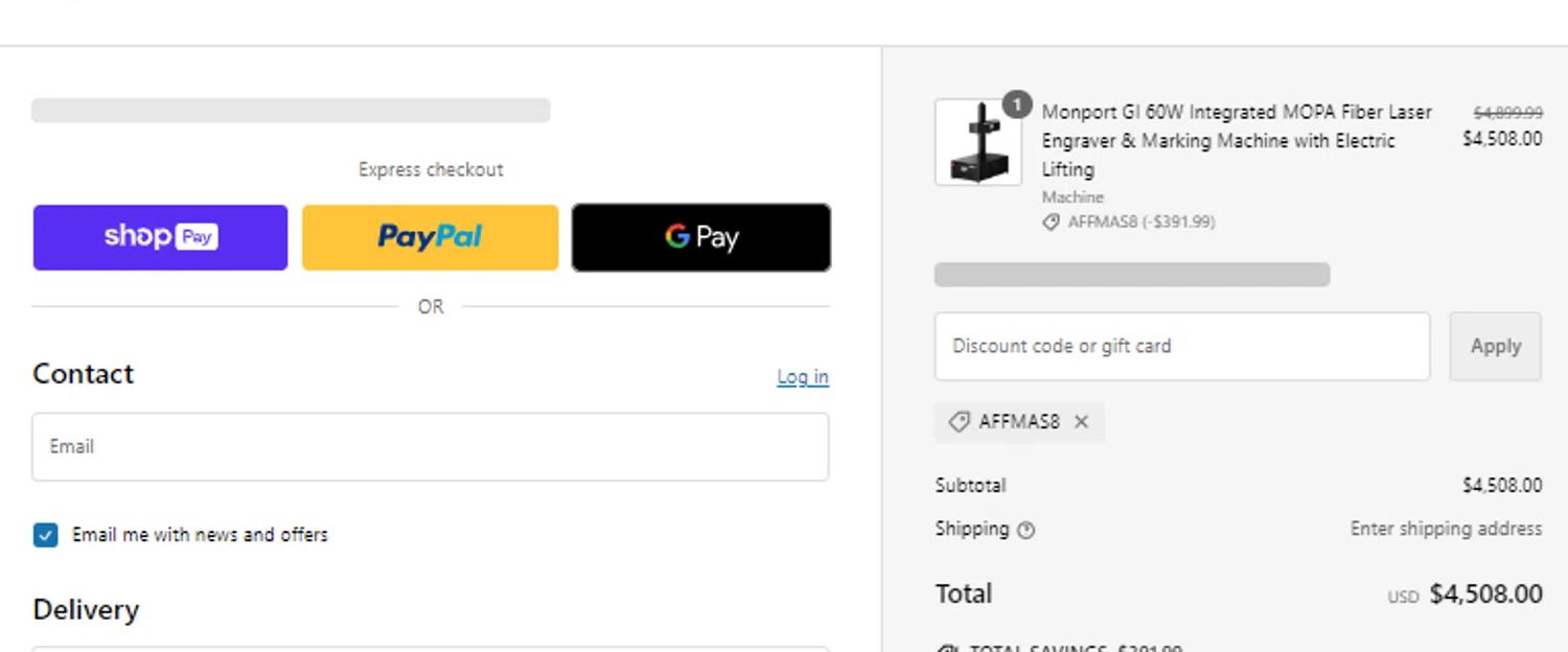 how to use Monport coupons