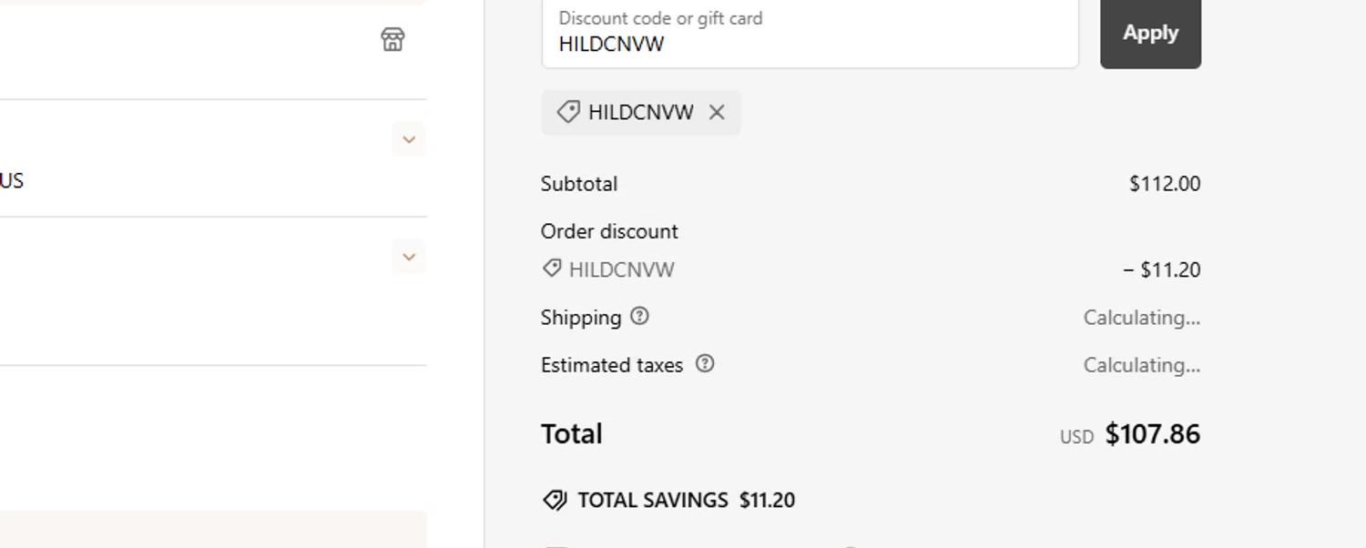 where to use Montce promo code box