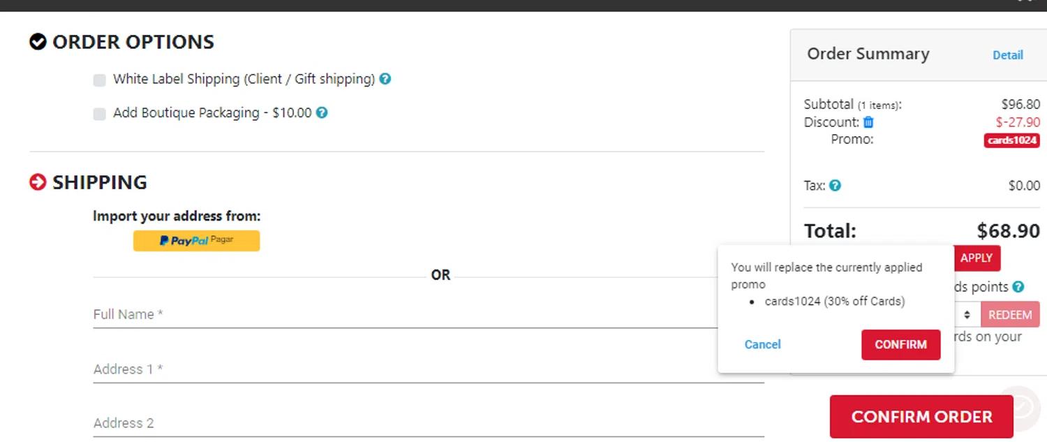 where to use Mpix promo code box