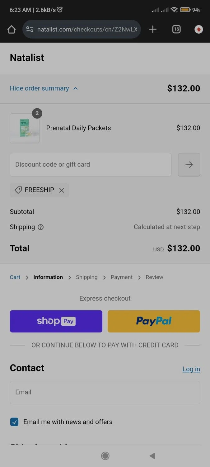 how to use Natalist coupons