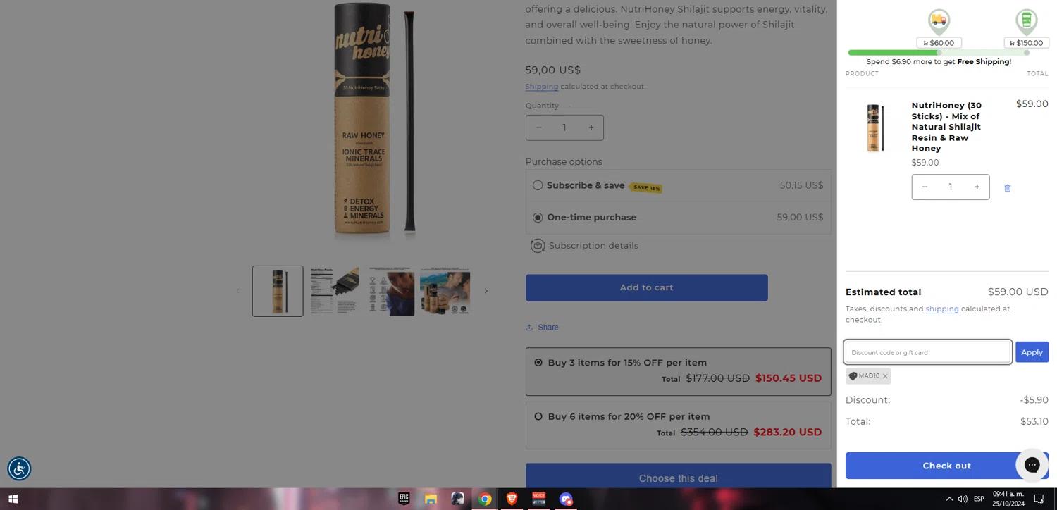 how to use Natural Shilajit coupons