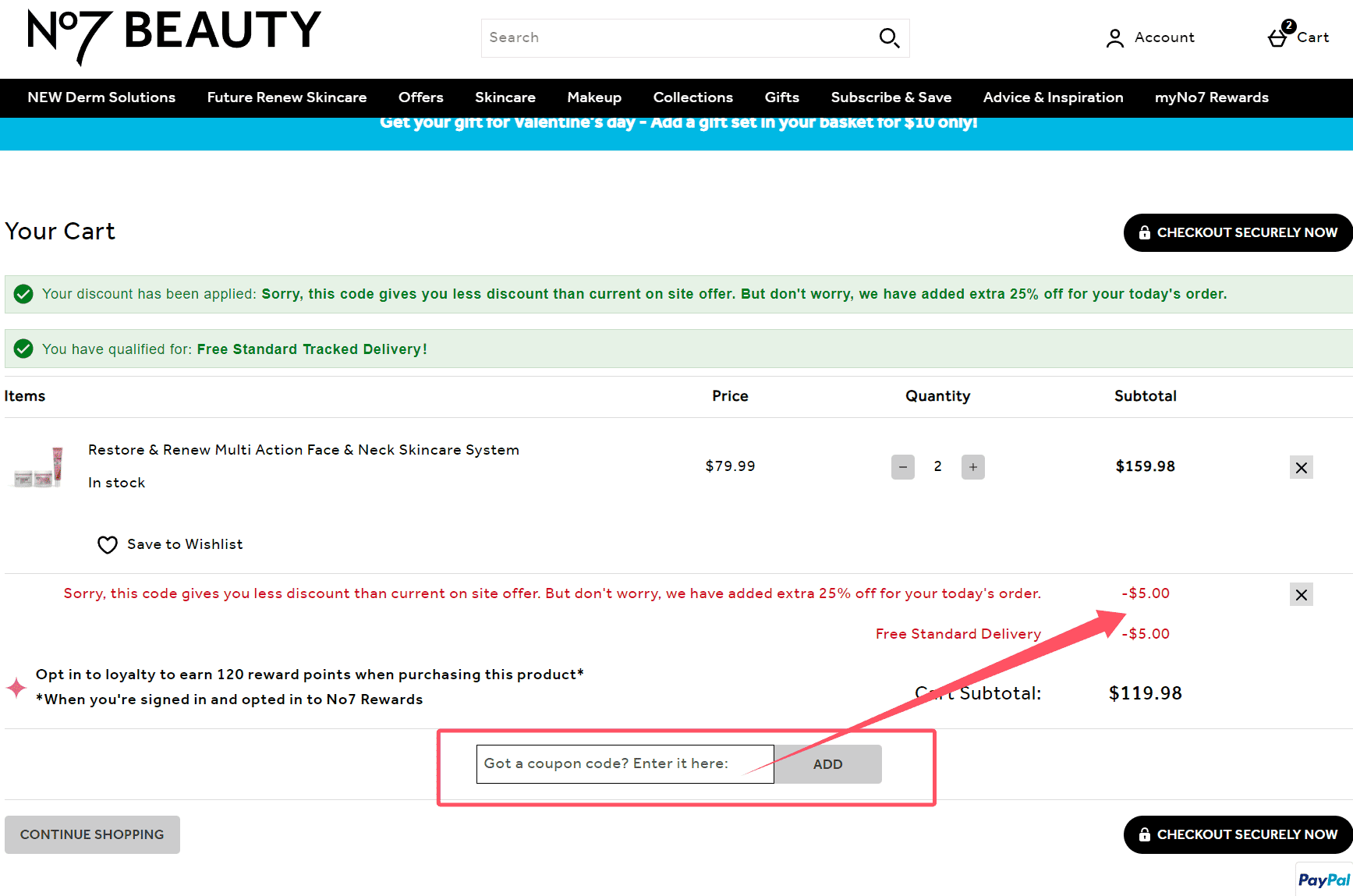 how to use No7 Beauty coupons