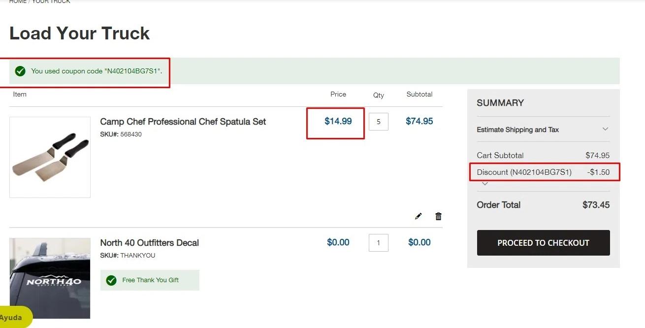 how to use North 40 Outfitters coupons