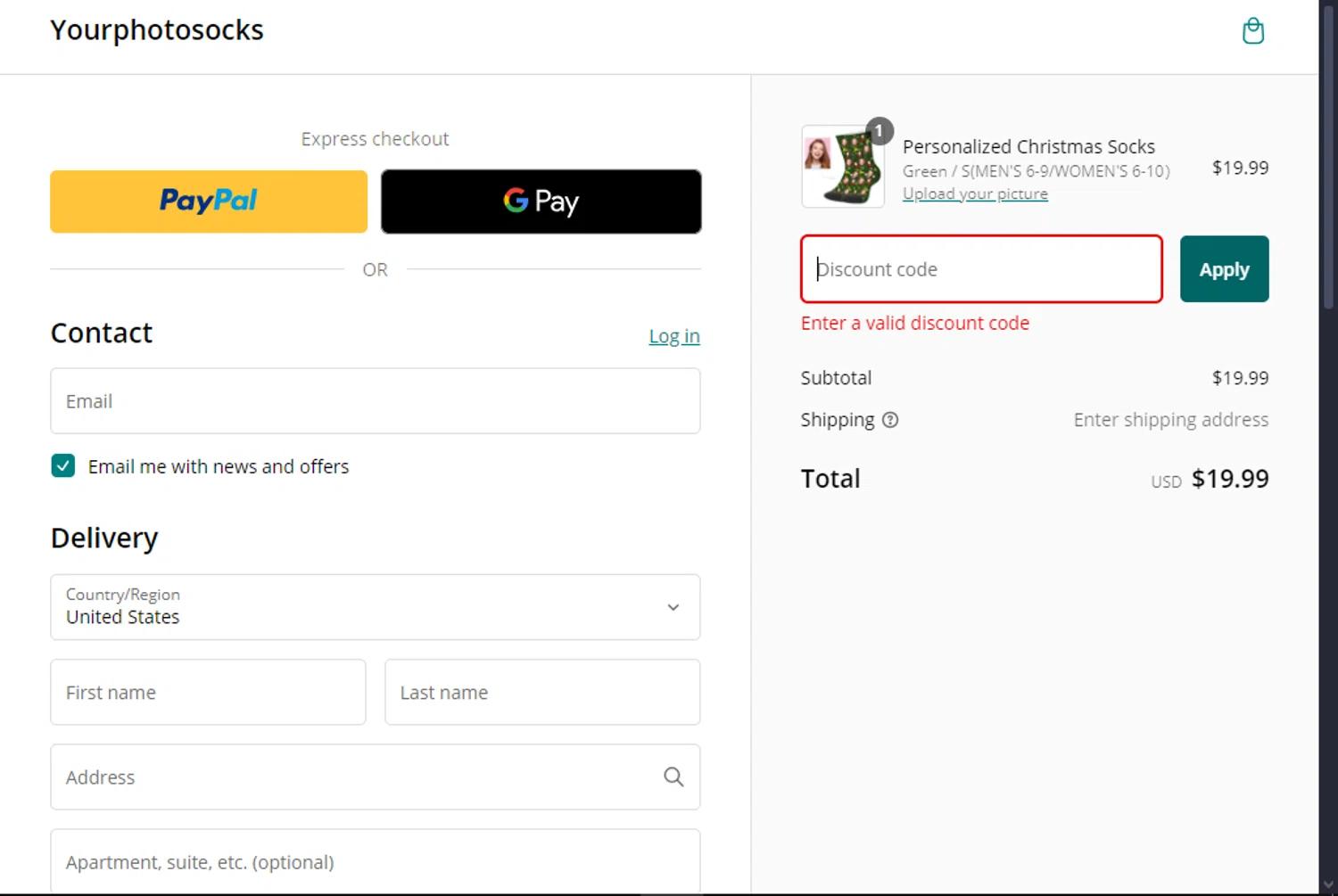 where to use Noxgear promo code box