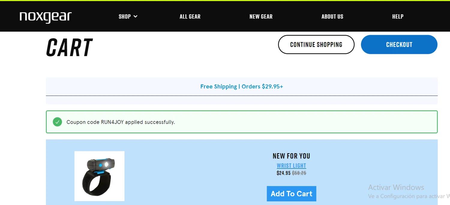 how to use Noxgear coupons