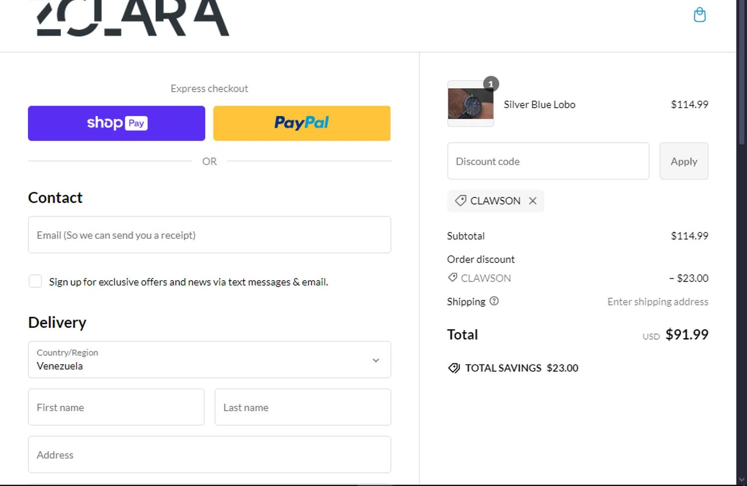 where to use Oars + Alps promo code box