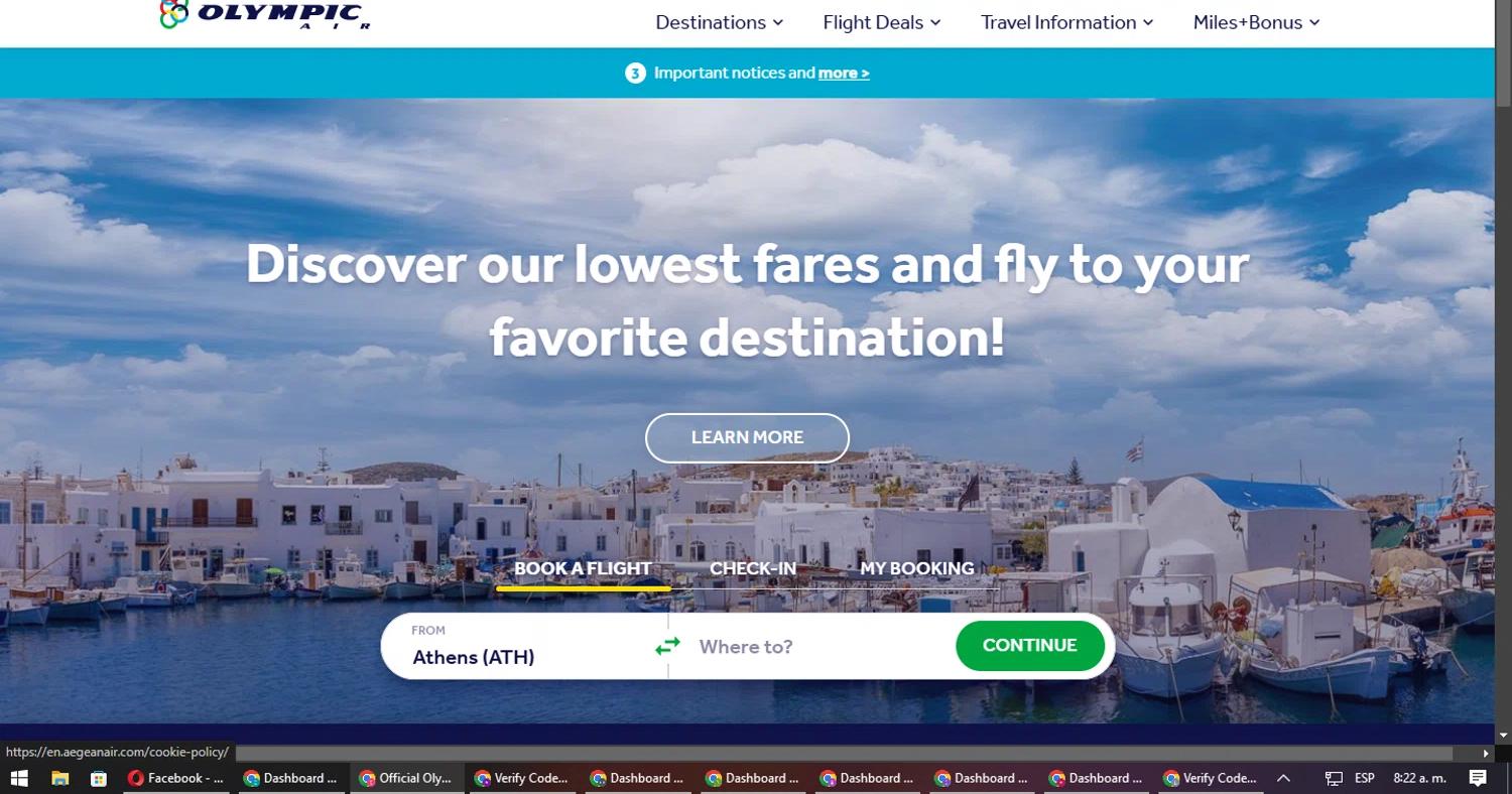 where to use Olympic Air promo code box