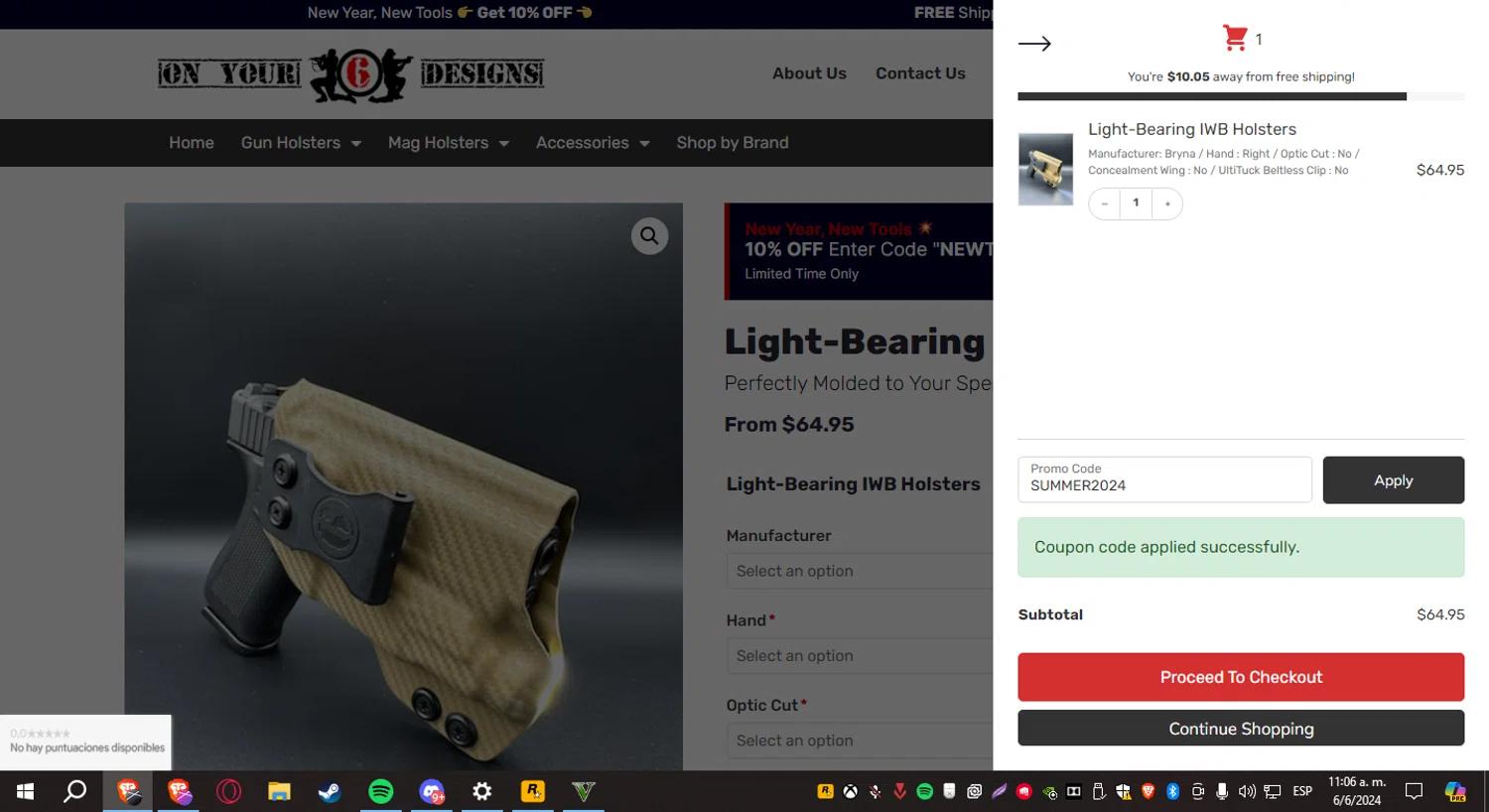 how to use On Your 6 Designs coupons