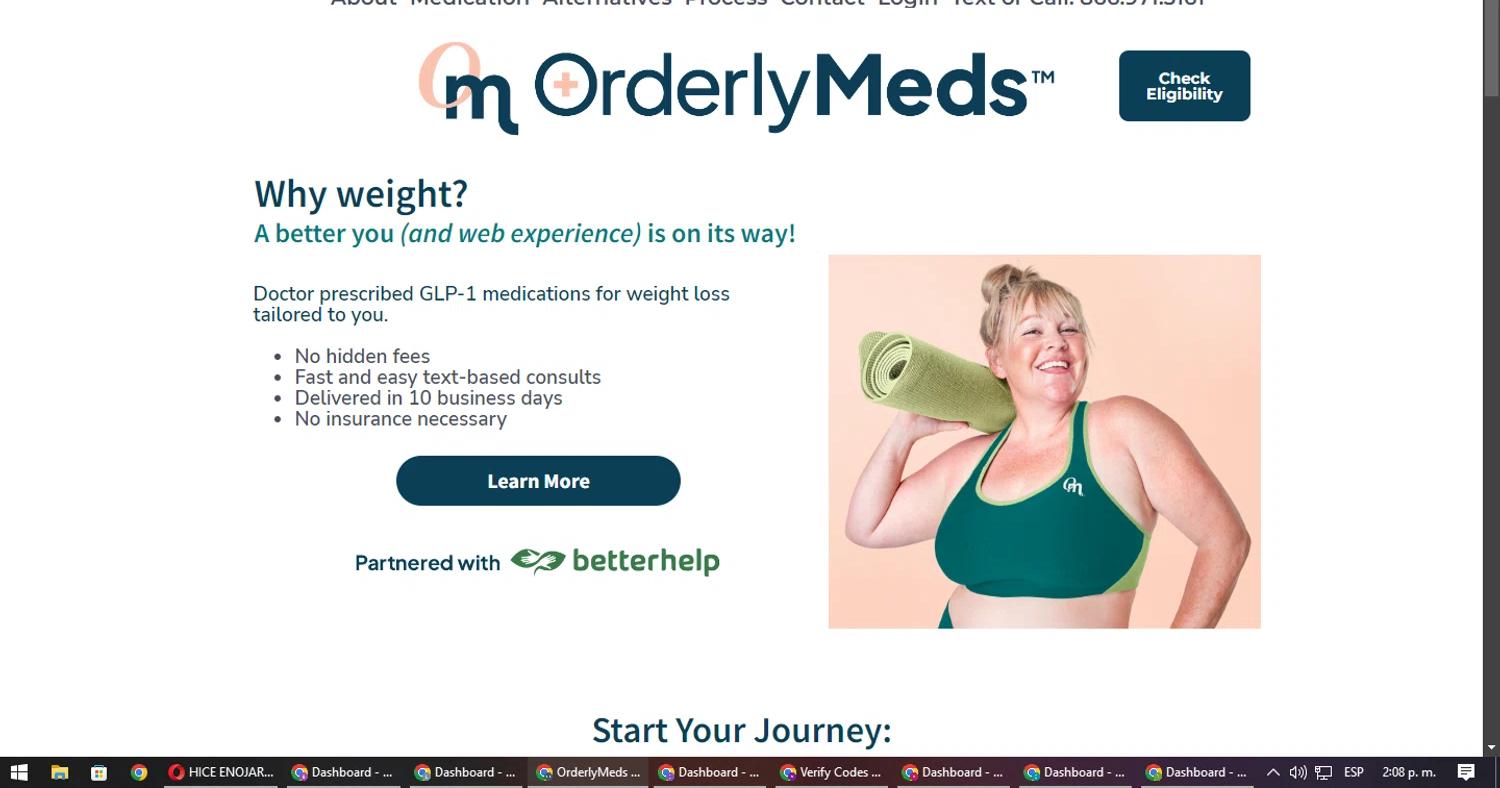 where to use Orderlymeds promo code box