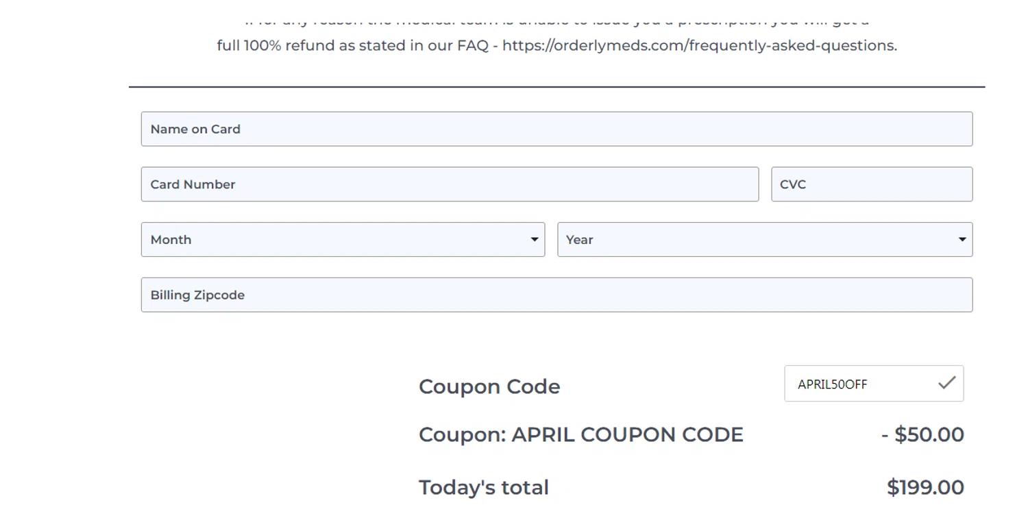 how to use Orderlymeds coupons