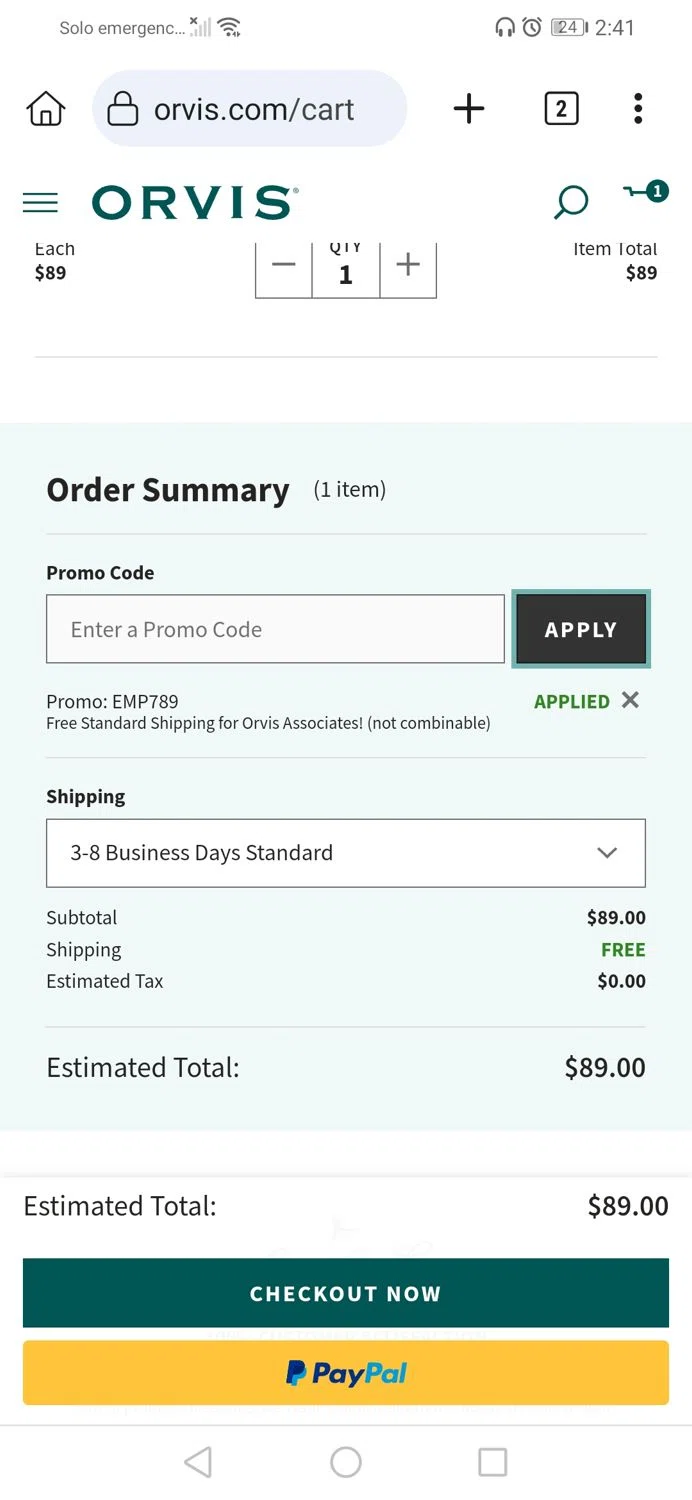 how to use Orvis coupons