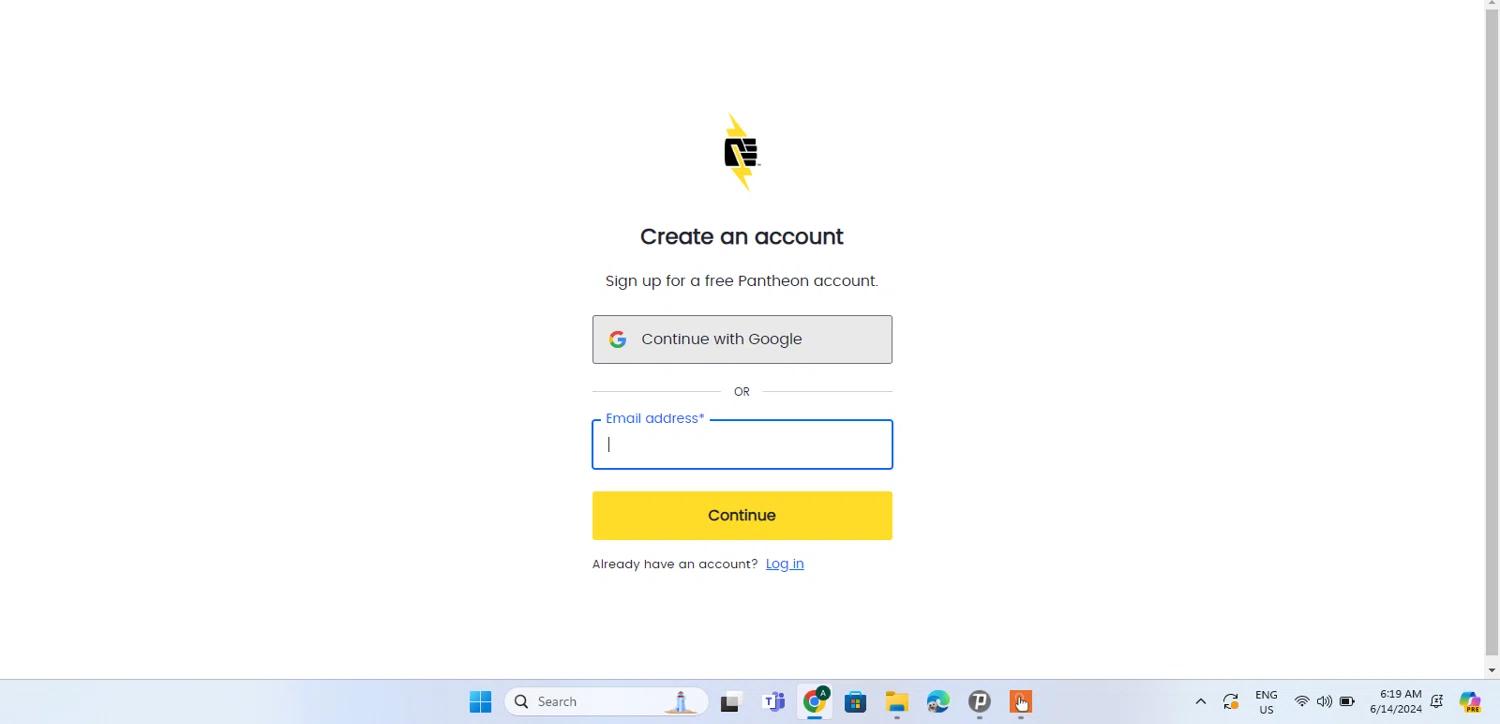 where to use Pantheon promo code box