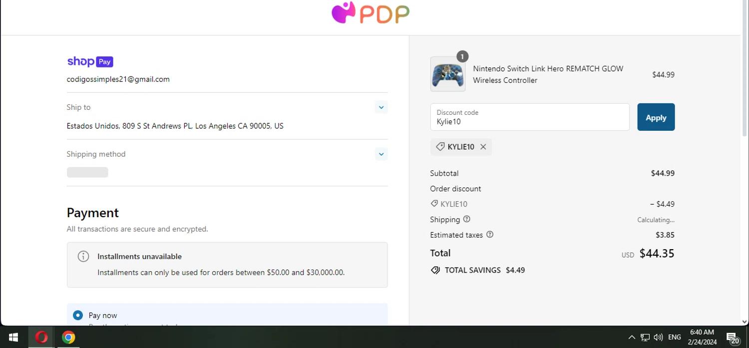 how to use PDP coupons
