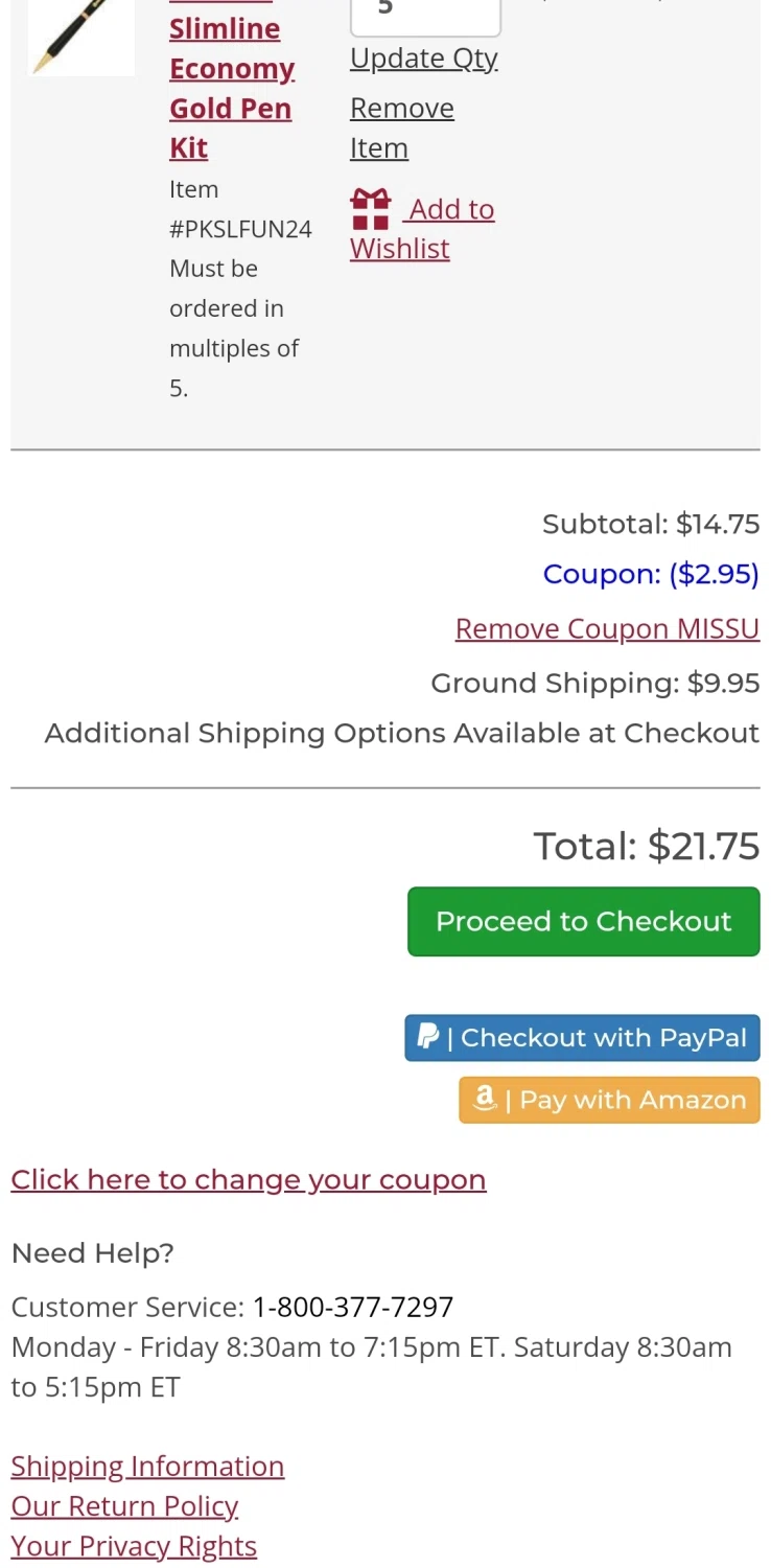 how to use Penn State Industries coupons