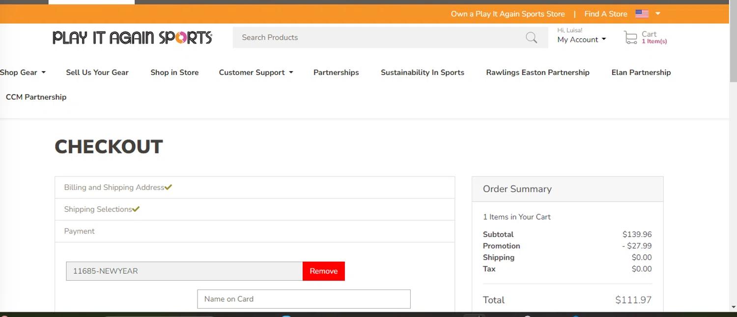 how to use Play It Again Sports coupons