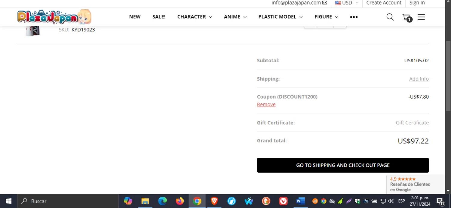 how to use Plaza Japan coupons