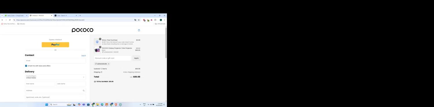 how to use Pococo coupons