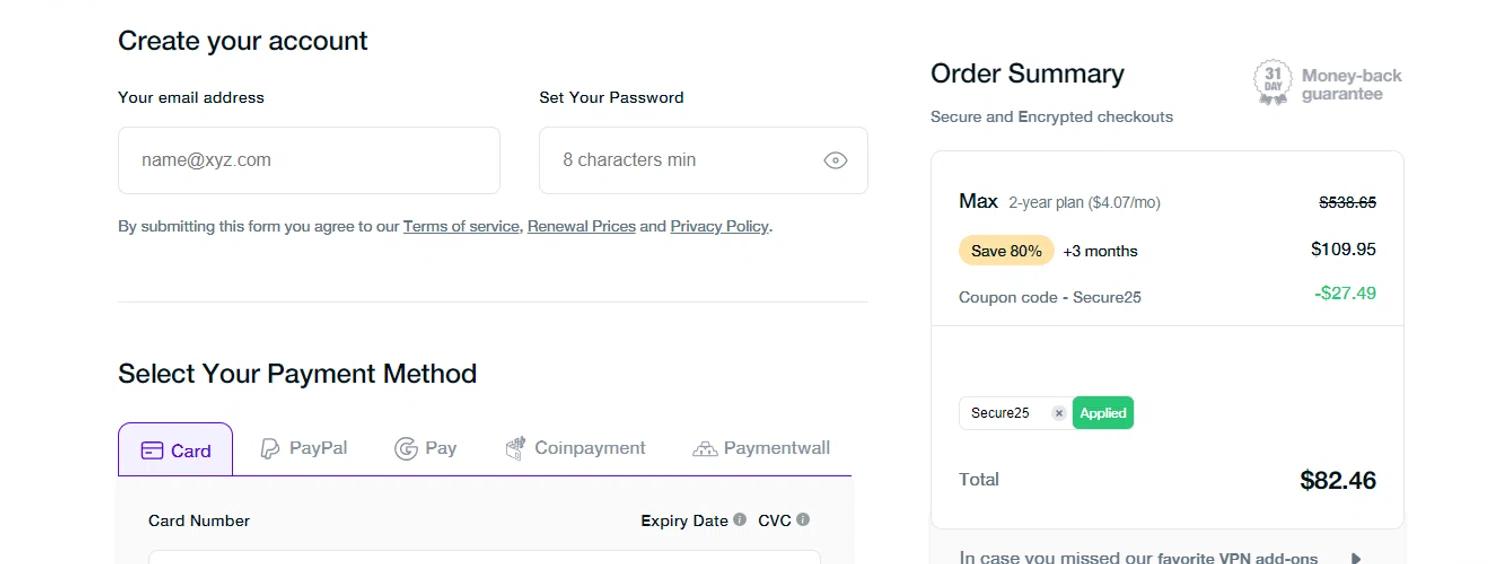 how to use PureVPN coupons