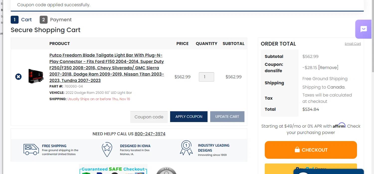 how to use QA1 coupons