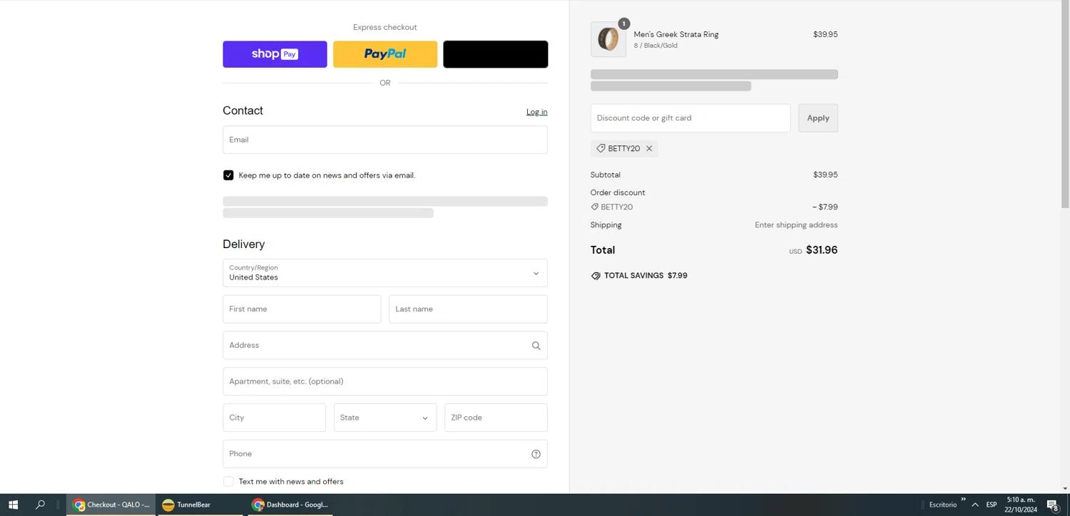 how to use Qalo coupons