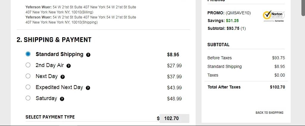 where to use Quartermaster promo code box