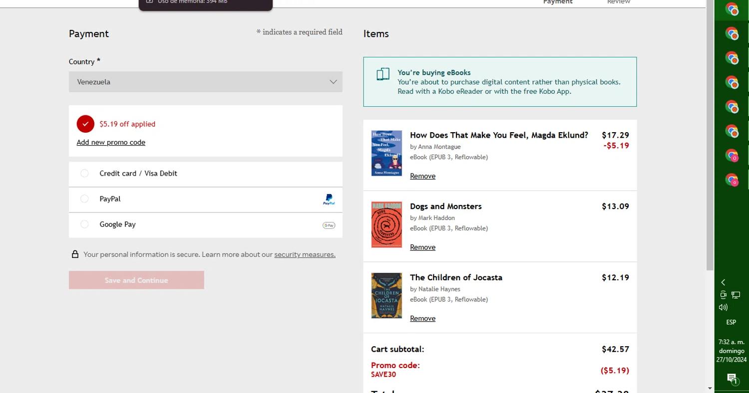 how to use Kobo Books coupons