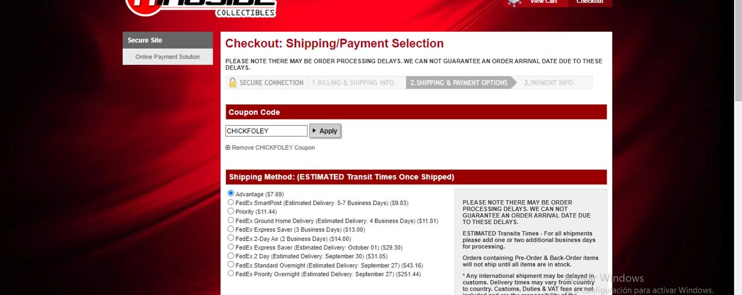 how to use Ringside Collectibles coupons