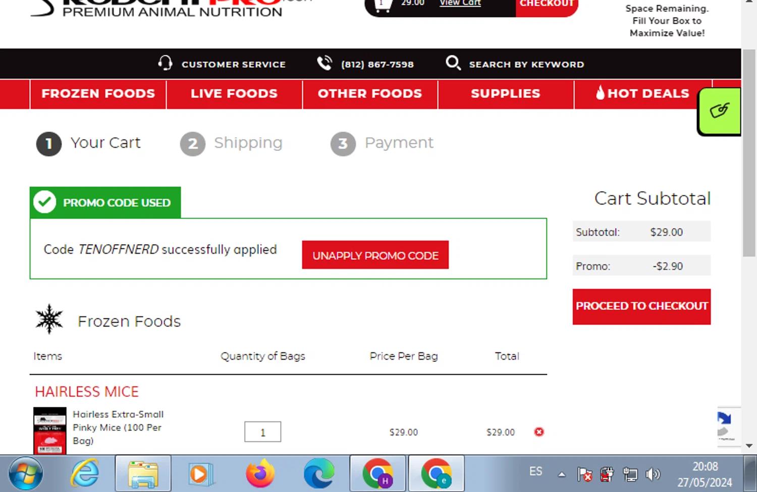 how to use RodentPro.com coupons