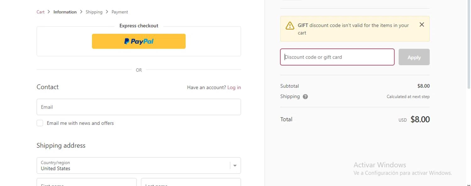 where to use SHEGLAM promo code box