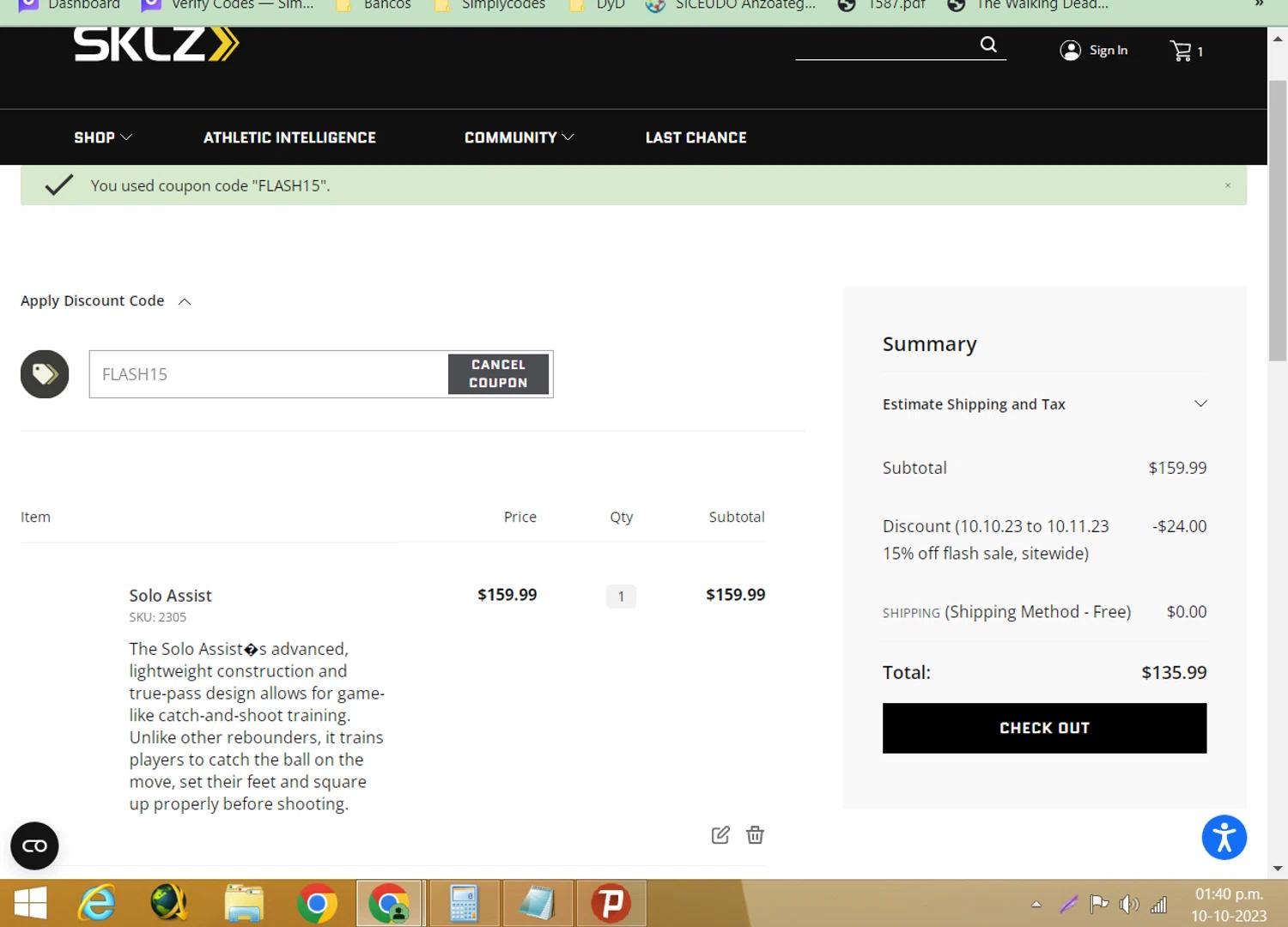 how to use SKLZ coupons