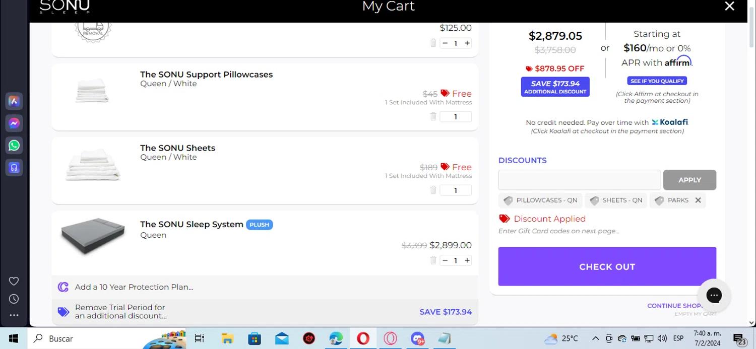 where to use SONU Sleep promo code box