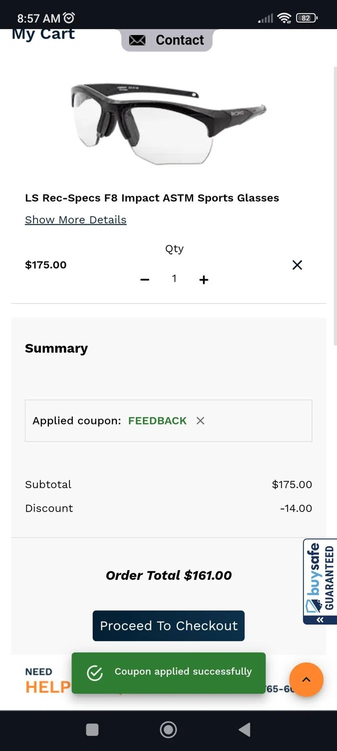 where to use Sporteyes.com promo code box
