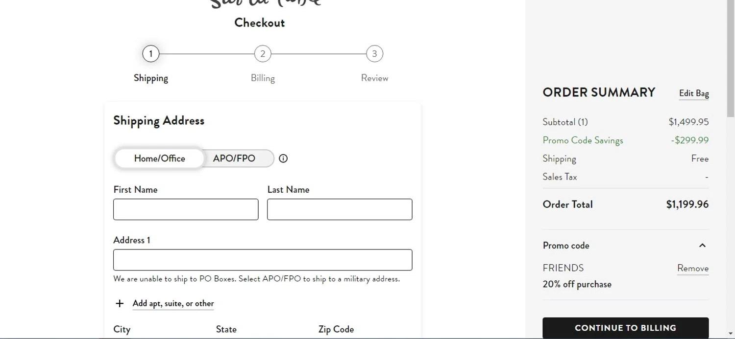 how to use Sur La Table coupons