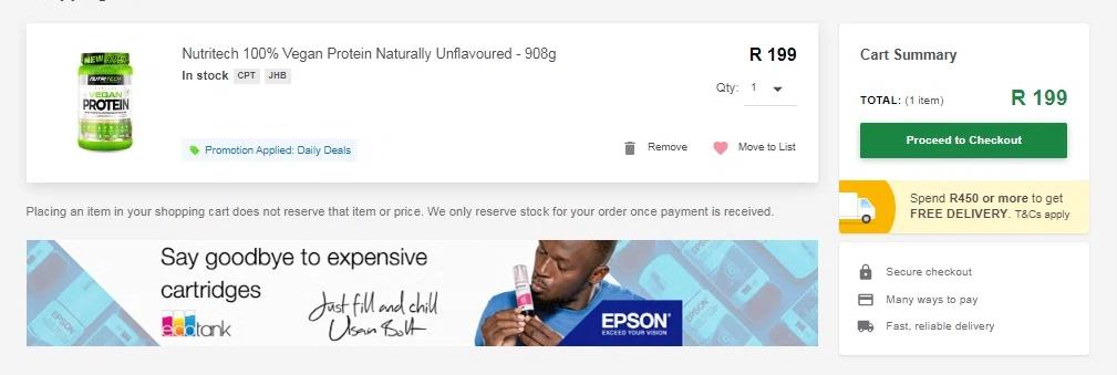 where to use takealot.com promo code box