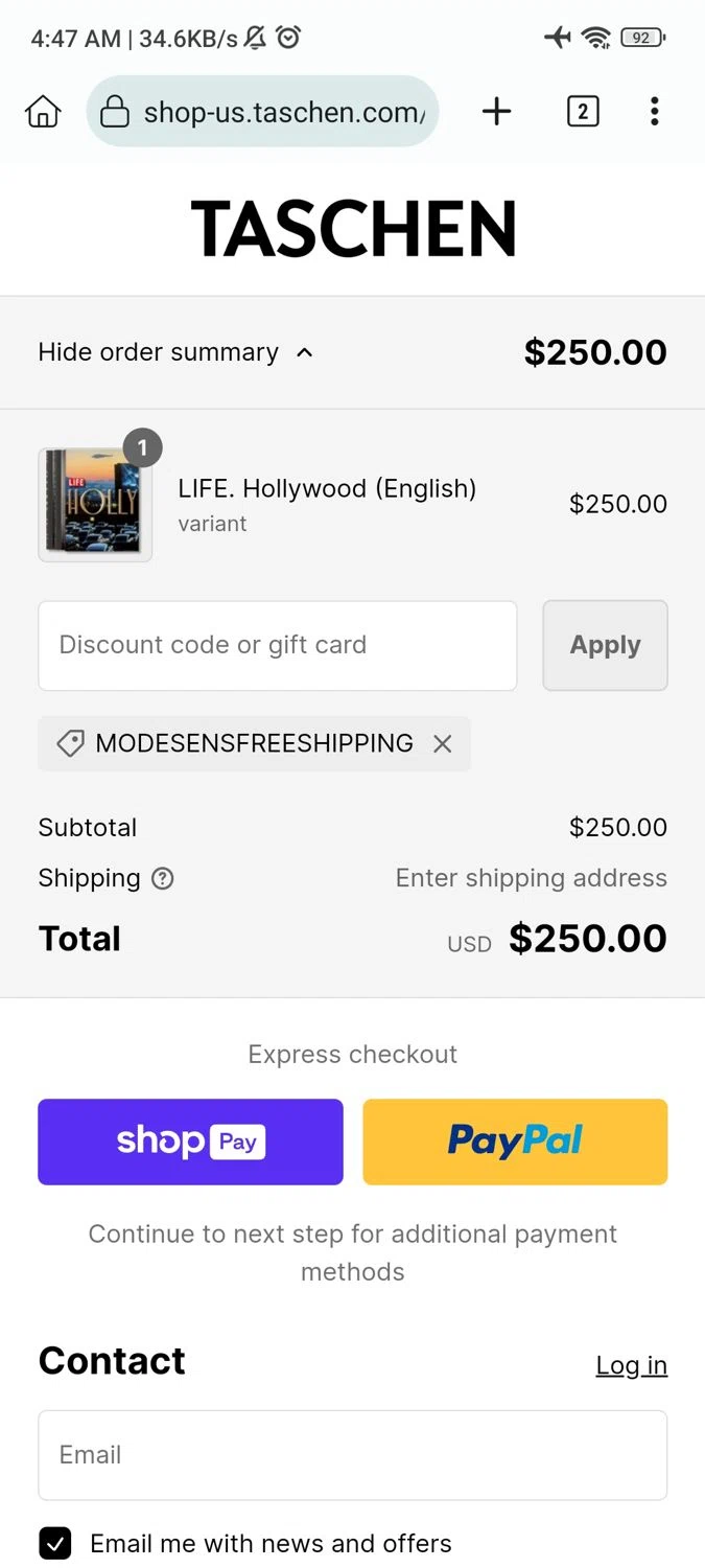 how to use TASCHEN Books coupons