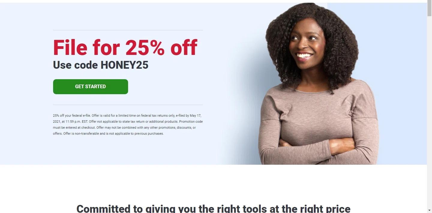 where to use TaxSlayer promo code box