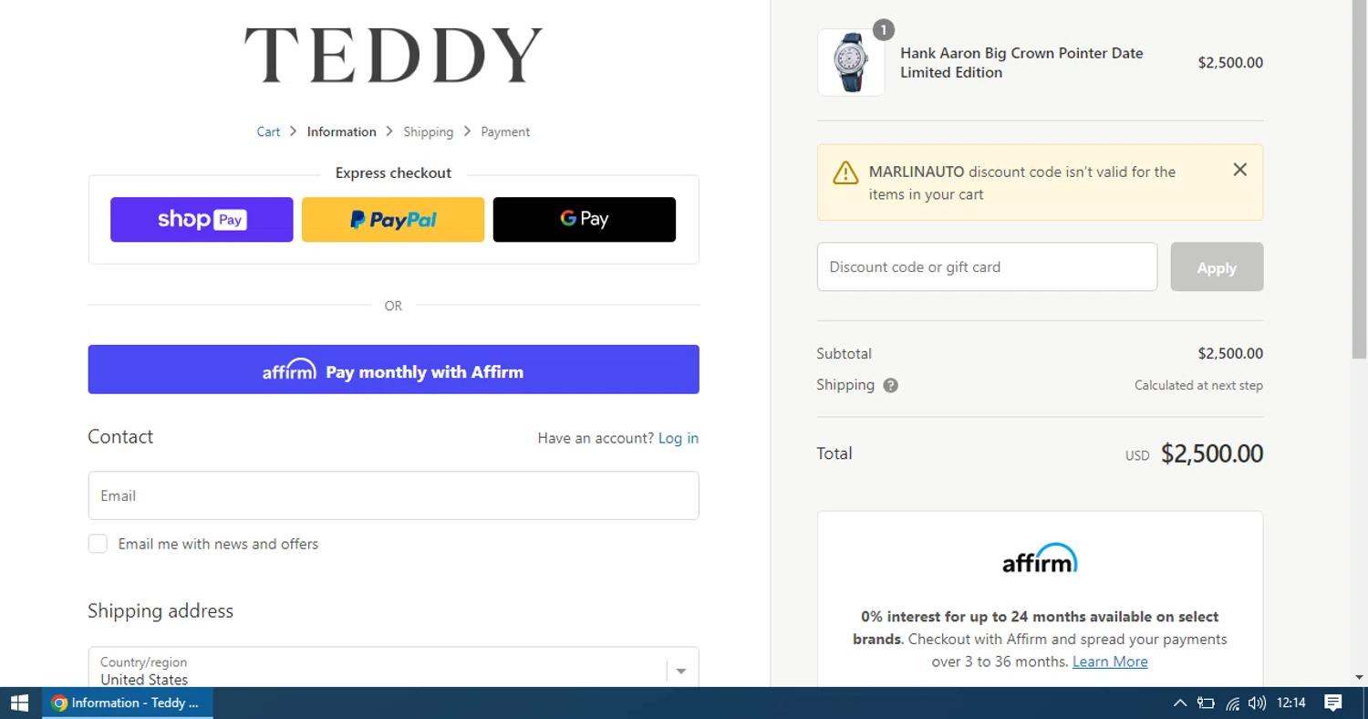 how to use Teddy Baldassarre coupons