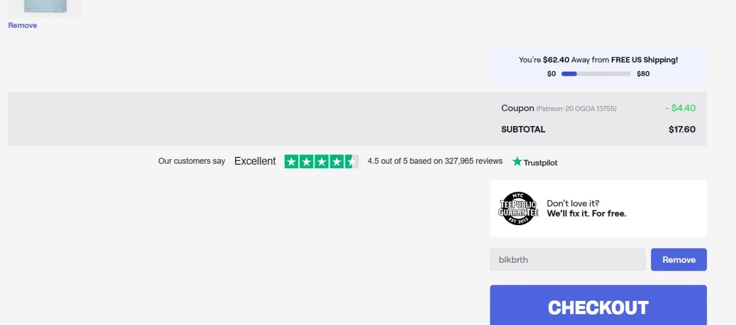 how to use Teepublic coupons
