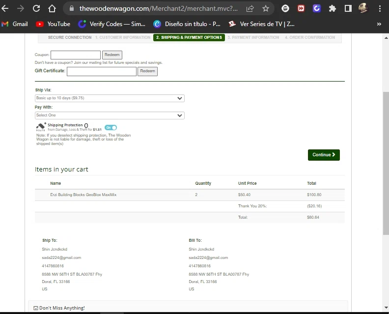 how to use Therapy shoppe coupons