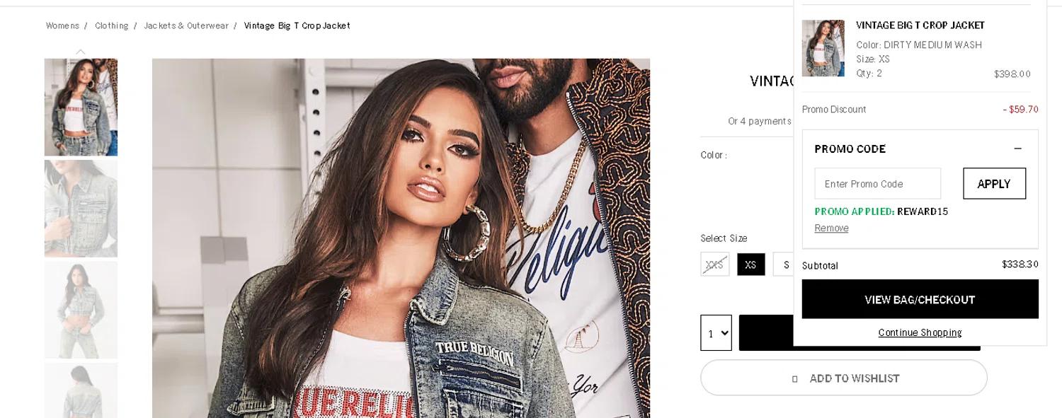 how to use True Religion coupons