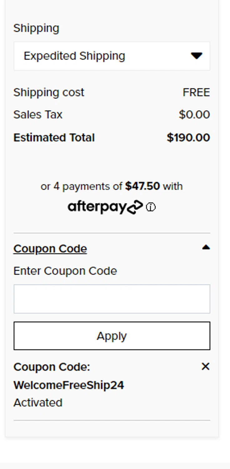 where to use UGG promo code box