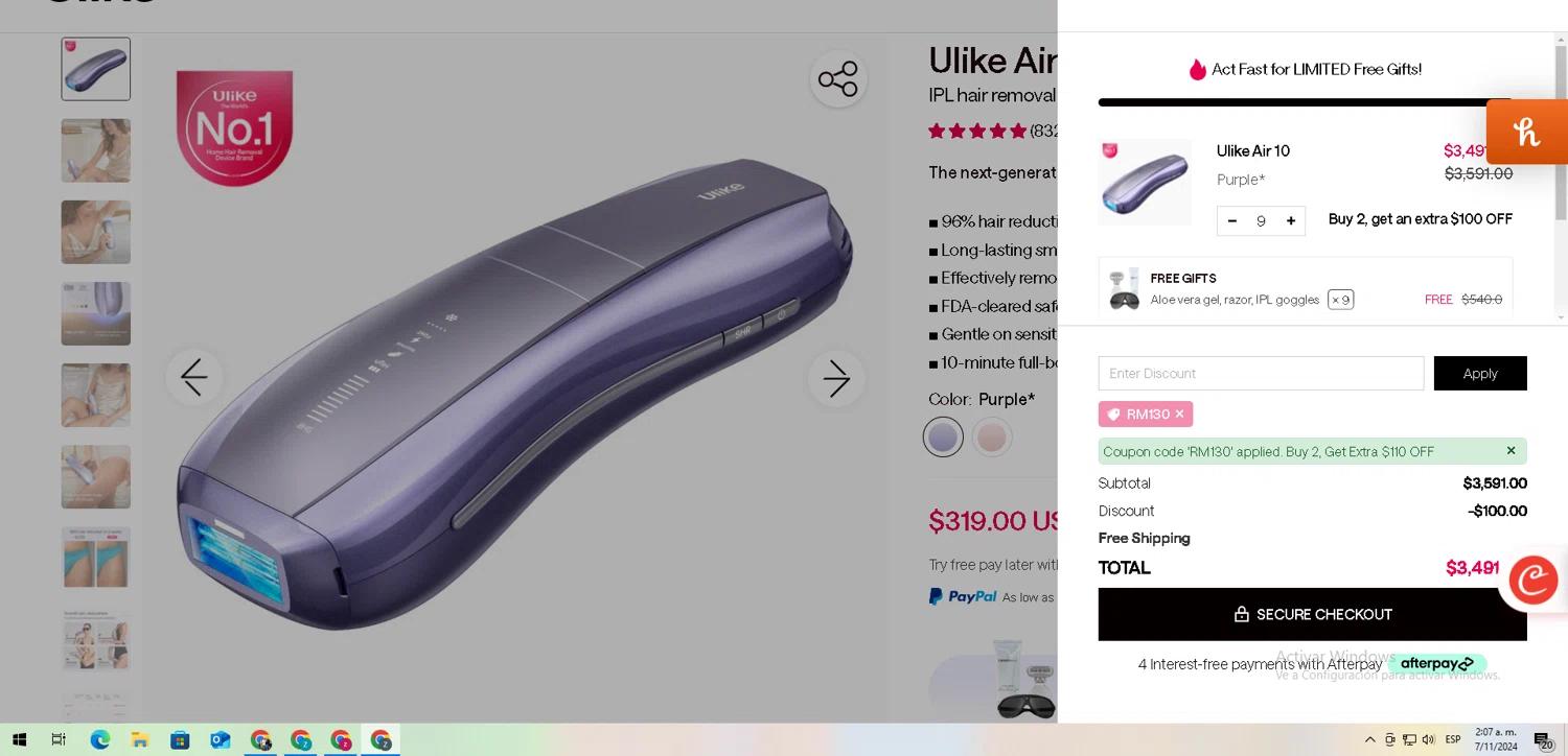 how to use Ulike coupons