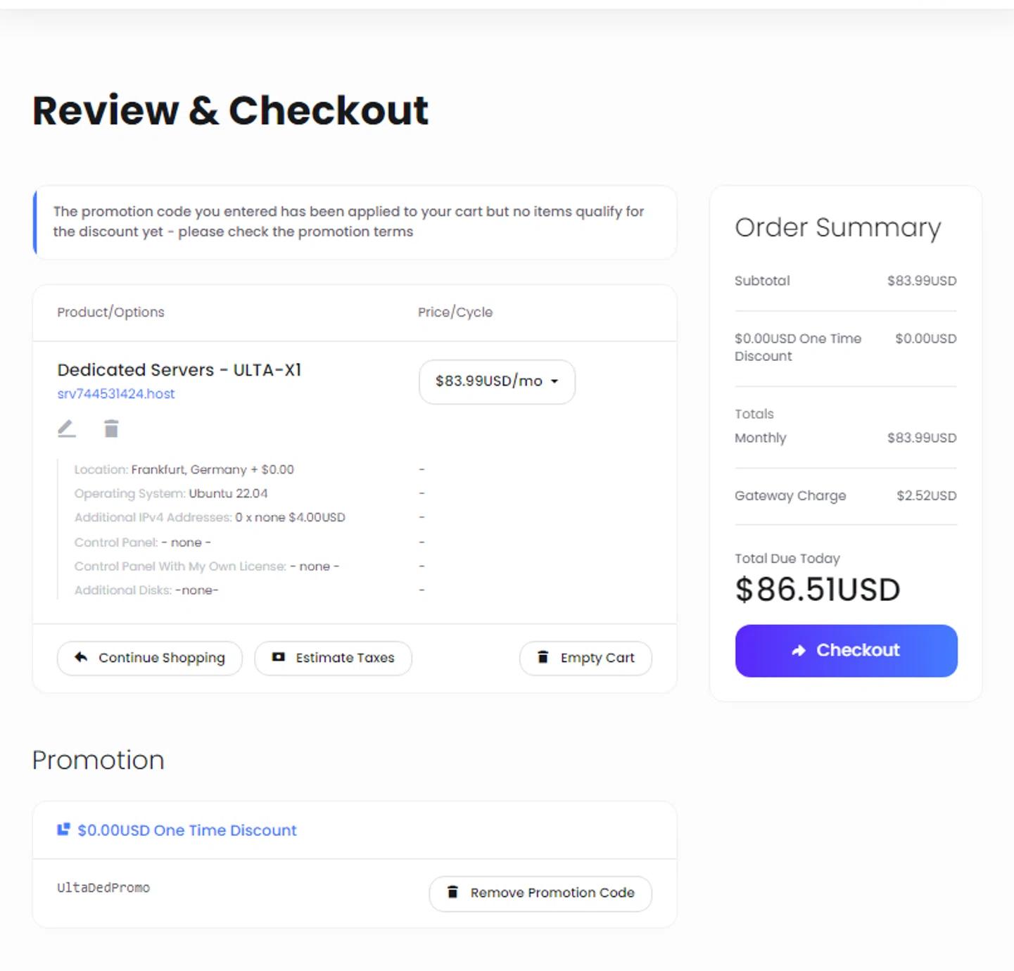 how to use UltaHost coupons