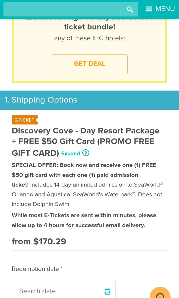 where to use Undercover Tourist promo code box