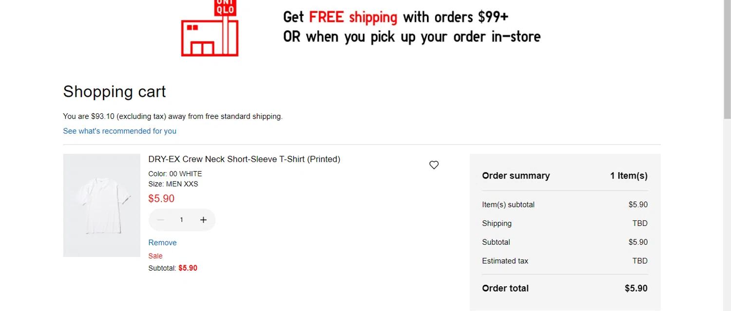 where to use UNIQLO promo code box