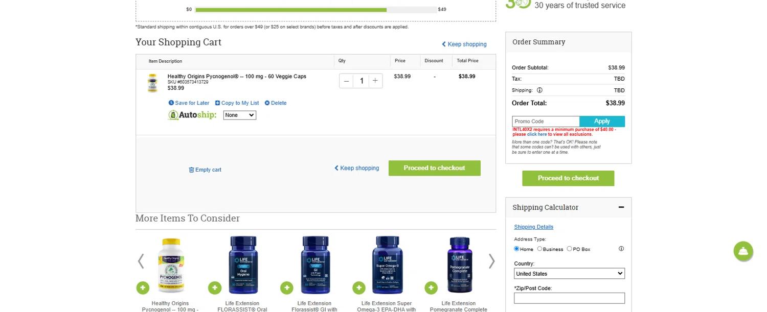 where to use Vitacost promo code box