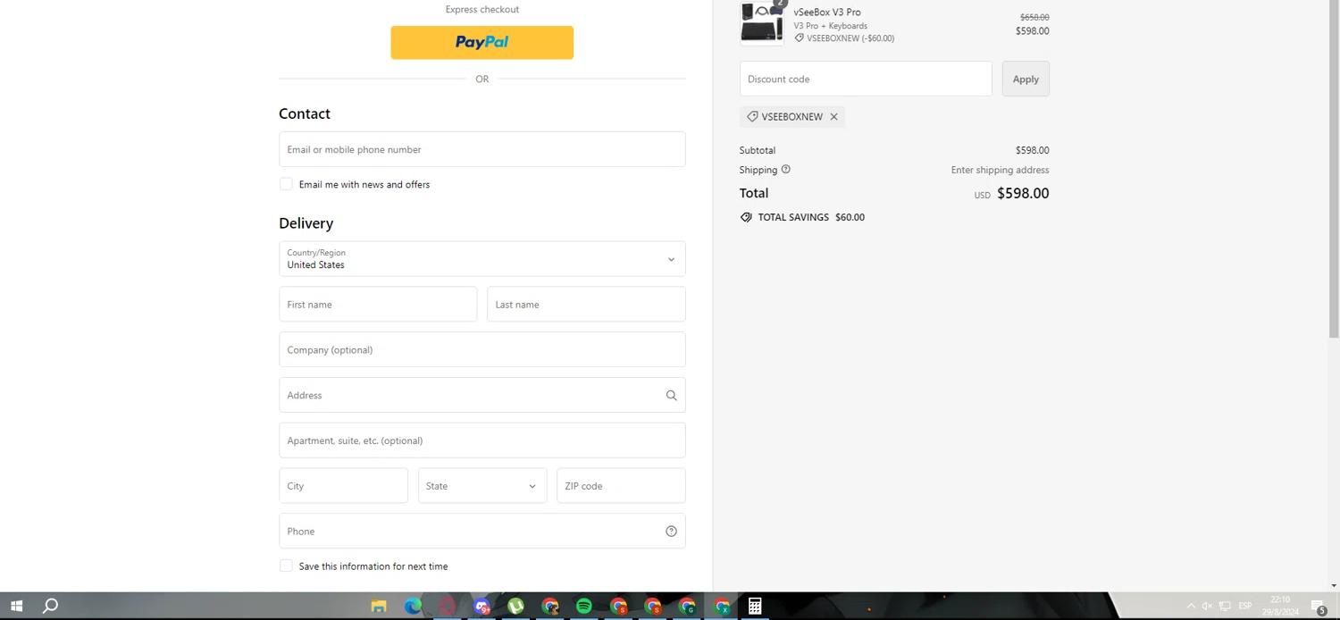 how to use Vseebox coupons